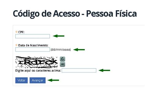 Código de Acesso .